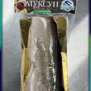 Северная рыба ! Муксун слабосолёный тушка ПБГ без чешуи. В/У.