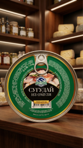 Северная рыба ! Пресервы из рыбы. Сугудай из Омуля, PP/б. 180 гр. Евроключ.