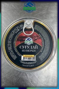Пресервы из рыбы. Сугудай из нерки, PP/б. 180 гр. Евроключ.