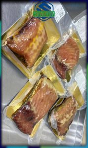 Осётр вяленый провесной филе кусок на коже. В/У.