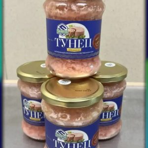 Тунец натуральный куски в собственном соку, ст./б. 500 гр.