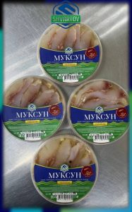 Северная рыба ! Пресервы из рыбы. Муксун филе ломтики слабосолёный в растительном масле, пл./б. 280 гр.